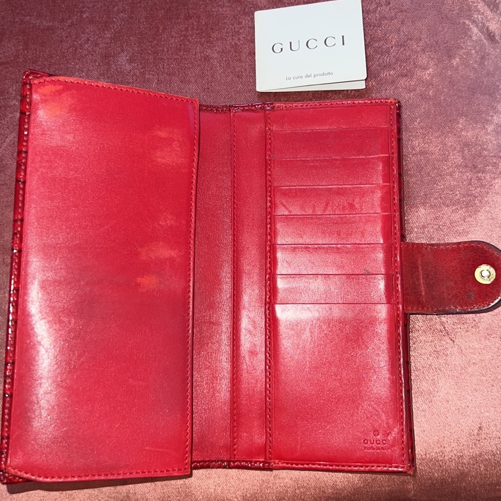 Gucci Red Women's Wallet - Picture 3 of 5